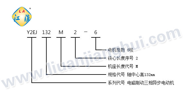 Y2EJ電磁制動三相異步電動機_型號意義說明_六安江淮電機有限公司